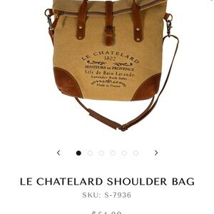 Brand new Myra bag made of canvas and leather with tags